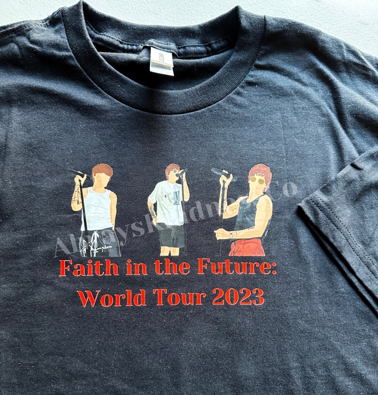 Faith in the Future Customizable Tour Tees and Sweatshirts || Customize with your shows! All dates available!