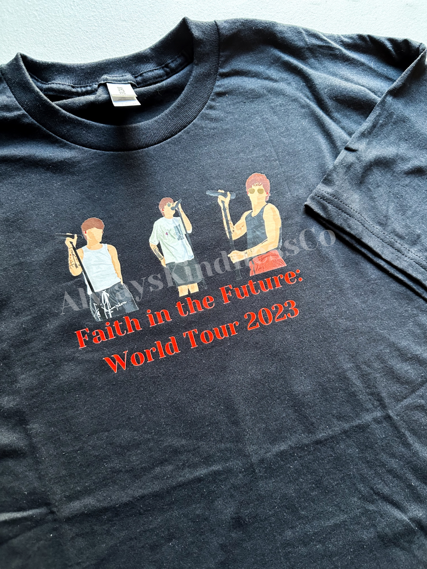 Faith in the Future Customizable Tour Tees and Sweatshirts || Customize with your shows! All dates available!