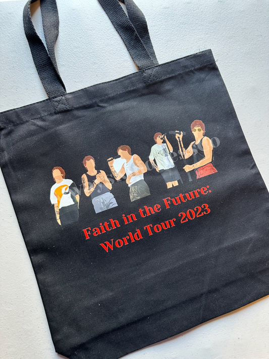 Customizable Tour Totes || Any Louis or Harry Tour || Customize with your shows! All dates available!