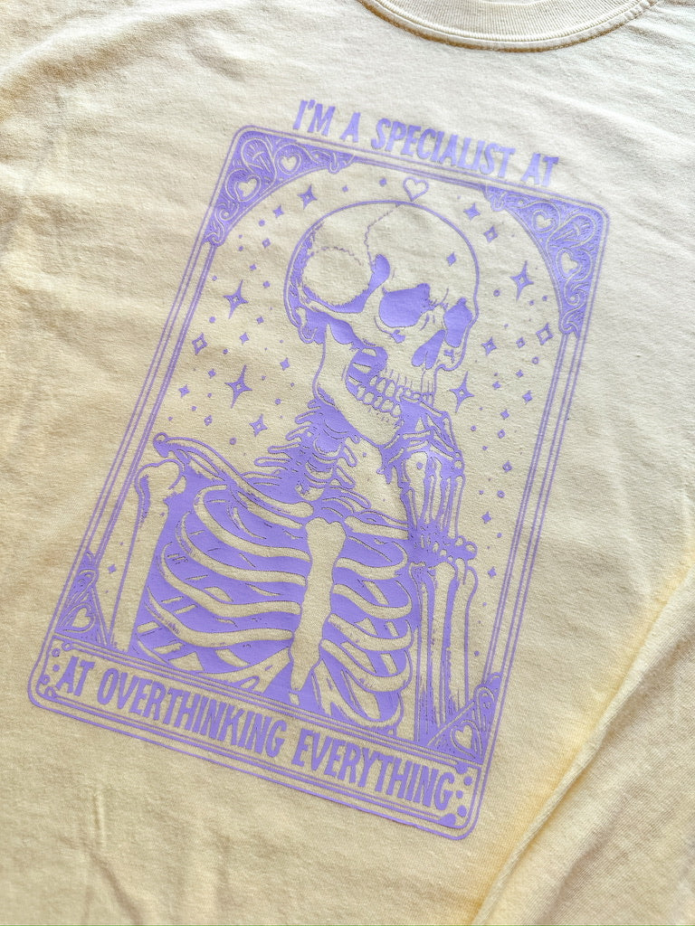 It Must Be Love / Overthinking Skeleton || Tee Shirt, Long Sleeve, Crewneck. and Hoodie