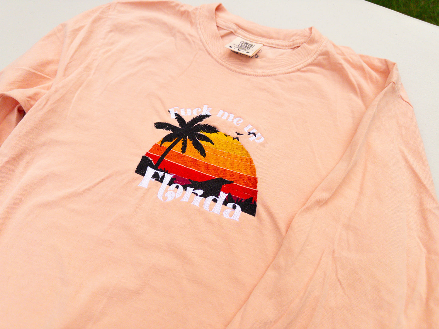 Florida! ~ Explicit Embroidered Tee, Crewneck, Hoodie, and Tote bag
