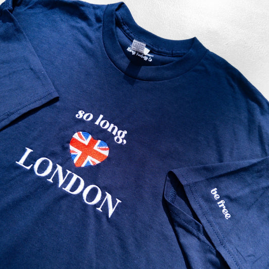London ~ Embroidered Tee, Crewneck, Hoodie, and Tote bag