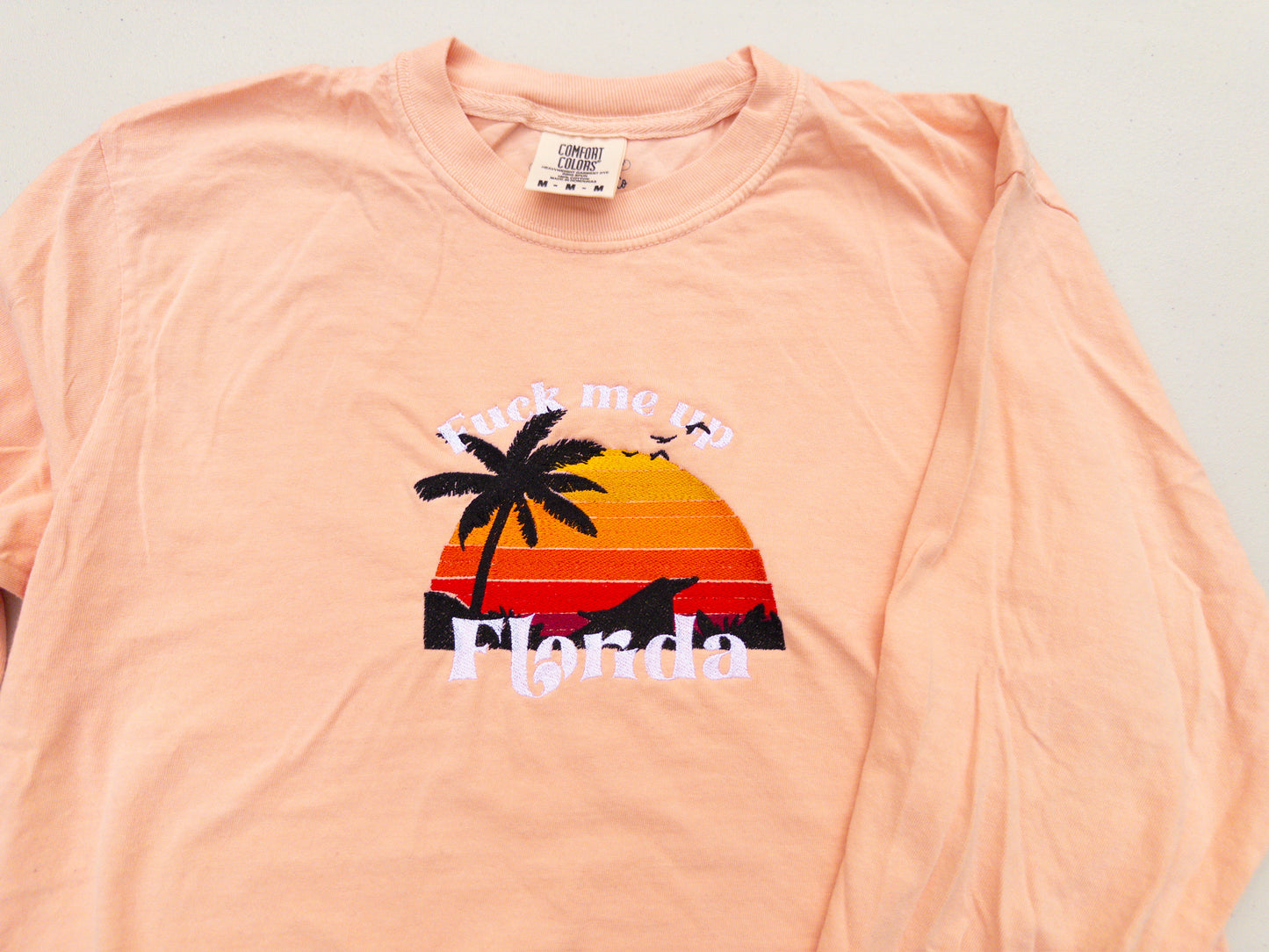 Florida! ~ Explicit Embroidered Tee, Crewneck, Hoodie, and Tote bag