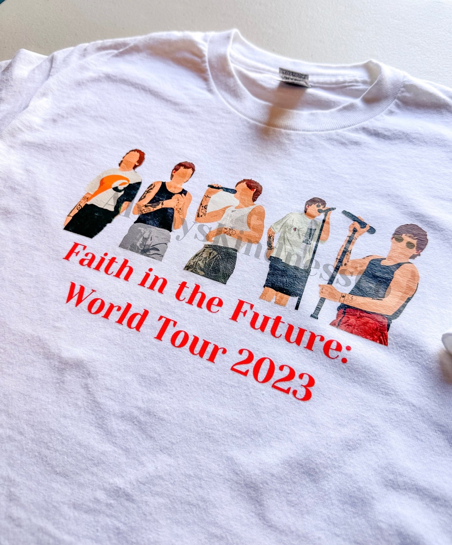Faith in the Future Customizable Tour Tees and Sweatshirts || Customize with your shows! All dates available!