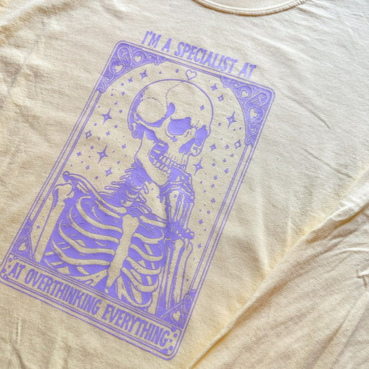 It Must Be Love / Overthinking Skeleton || Tee Shirt, Long Sleeve, Crewneck. and Hoodie