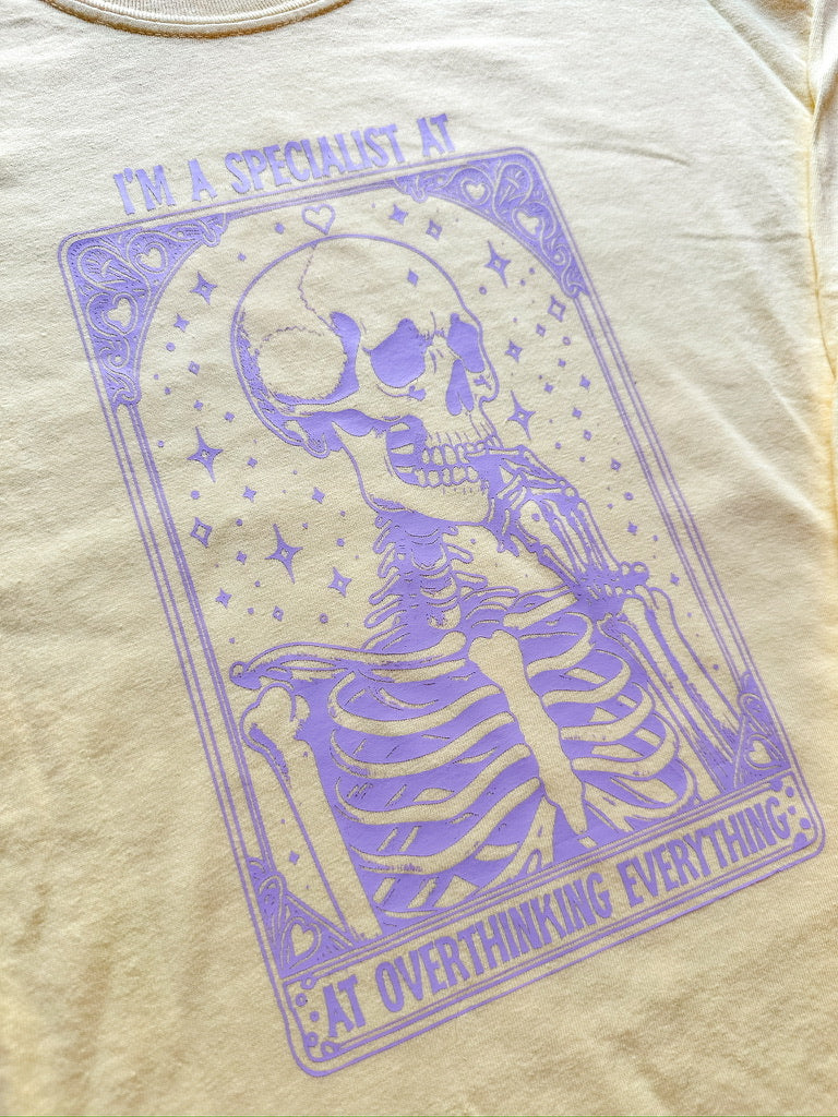 It Must Be Love / Overthinking Skeleton || Tee Shirt, Long Sleeve, Crewneck. and Hoodie