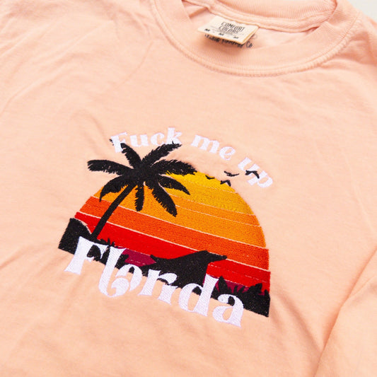 Florida! ~ Explicit Embroidered Tee, Crewneck, Hoodie, and Tote bag