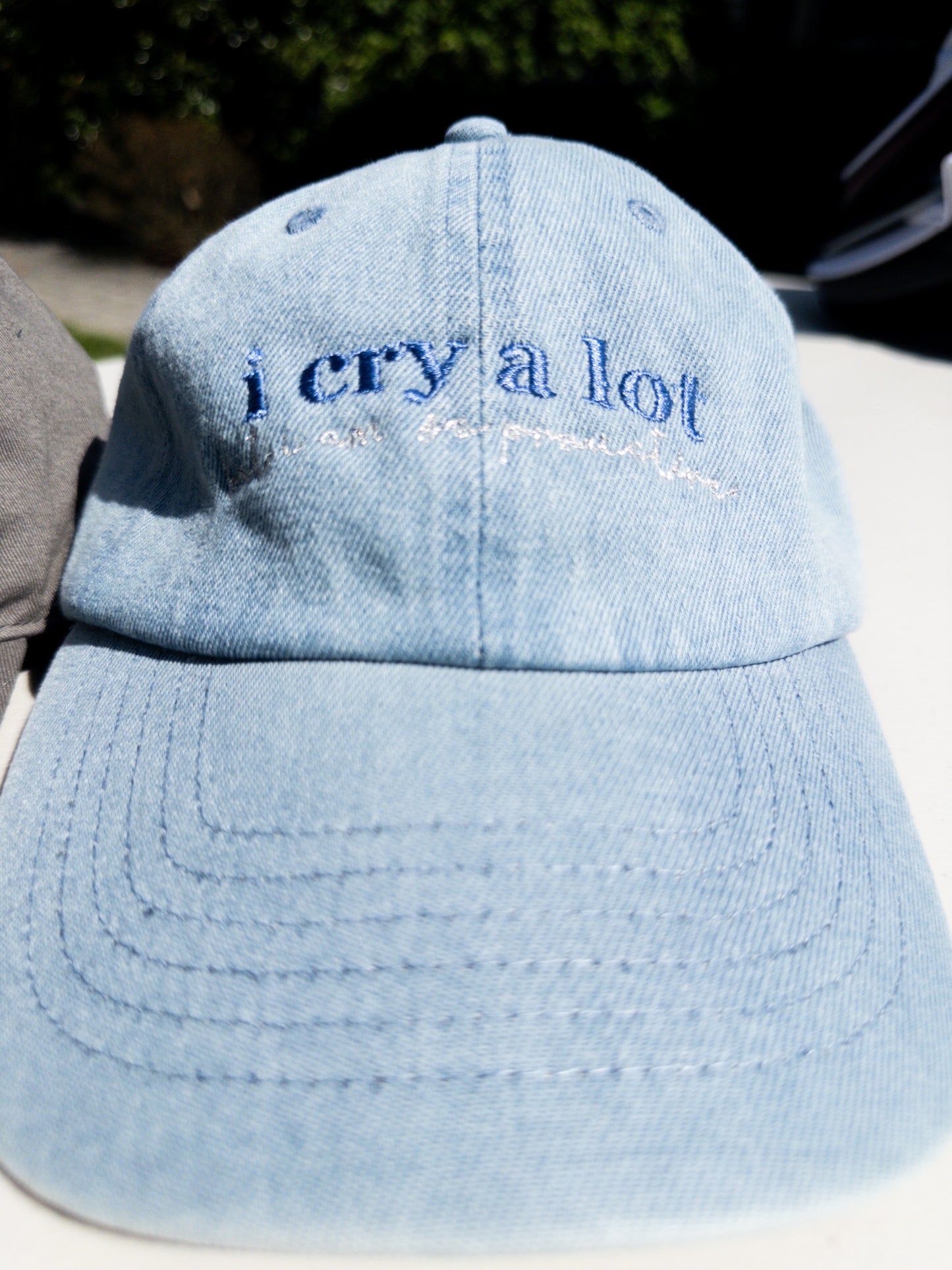I Cry A Lot ~ Broken Heart || TayTay Embroidered Hat - Customizable