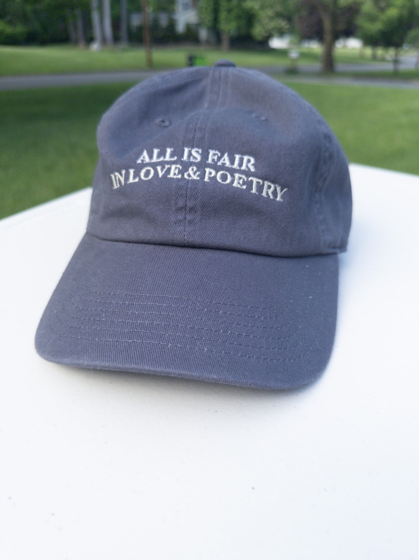 Love And Poetry || TayTay Embroidered Hat - Customizable