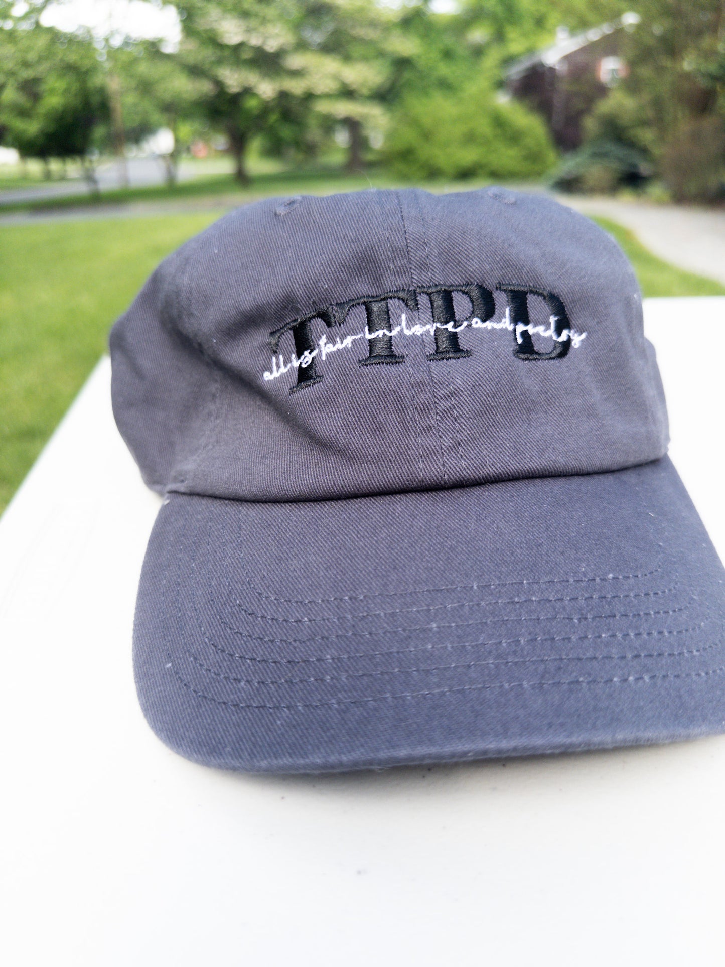 Poet Department || TayTay Embroidered Hat - Customizable