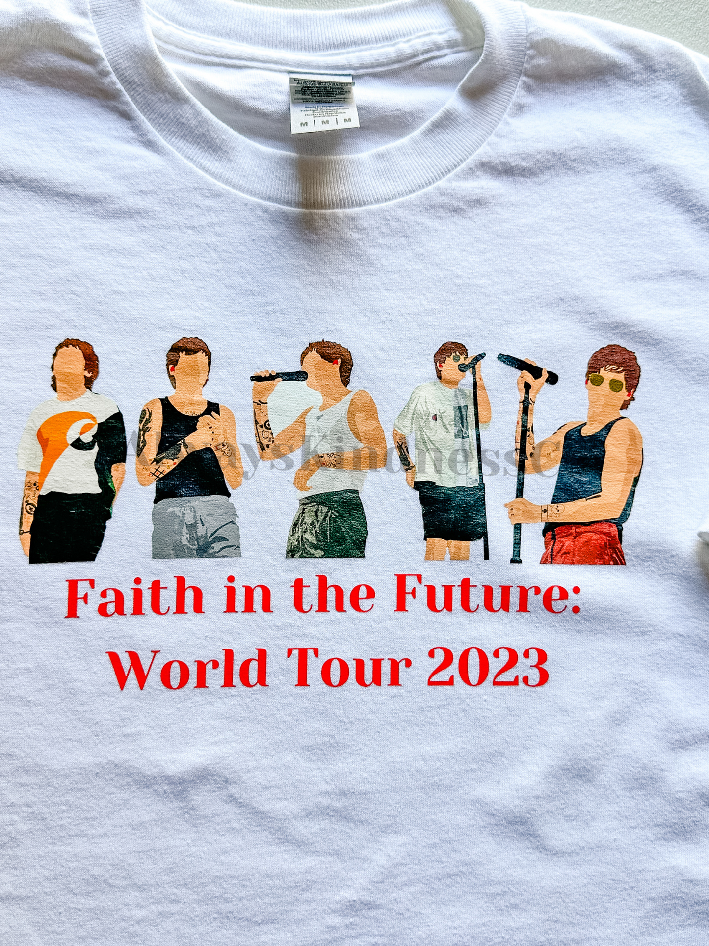 Faith in the Future Customizable Tour Tees and Sweatshirts || Customize with your shows! All dates available!
