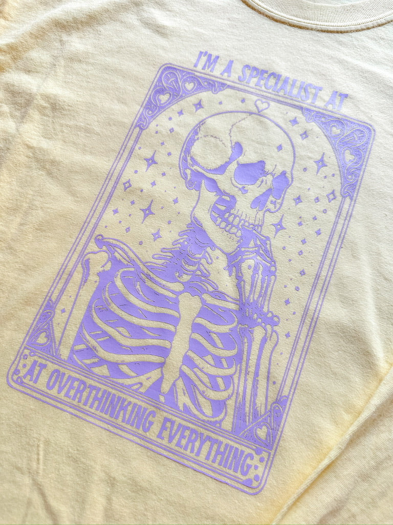 It Must Be Love / Overthinking Skeleton || Tee Shirt, Long Sleeve, Crewneck. and Hoodie