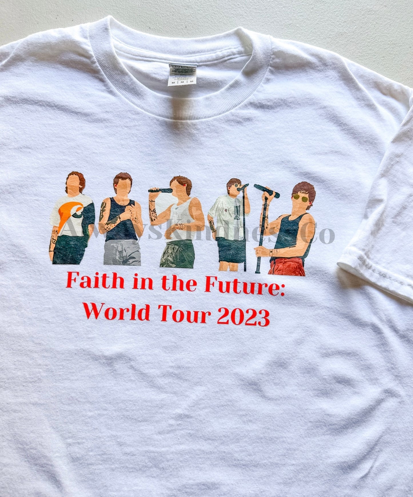 Faith in the Future Customizable Tour Tees and Sweatshirts || Customize with your shows! All dates available!