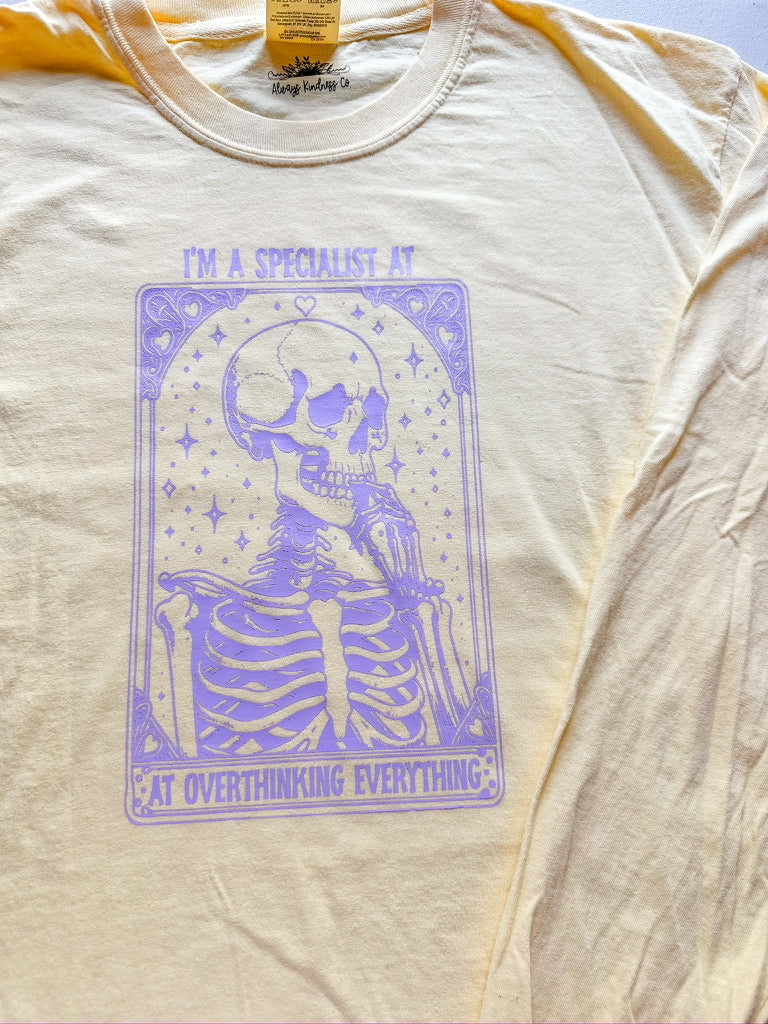 It Must Be Love / Overthinking Skeleton || Tee Shirt, Long Sleeve, Crewneck. and Hoodie