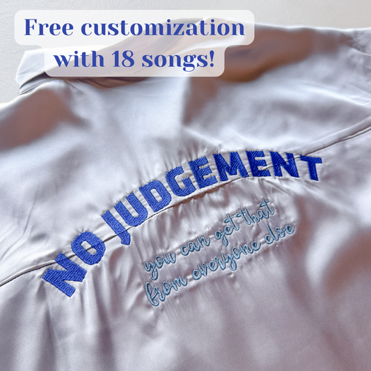 Customizable Silky Niall Inspired Button Up || Choose your song & color!