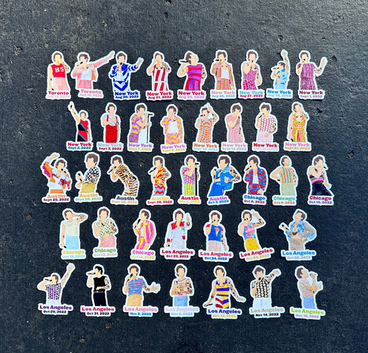 Love On Tour hslot Harry Stickers - North America Residencies 2022 - Waterproof Available || All dates!