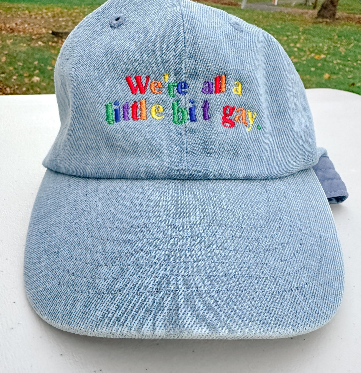 We're All A Little Bit Gay || Harry Embroidered Hat