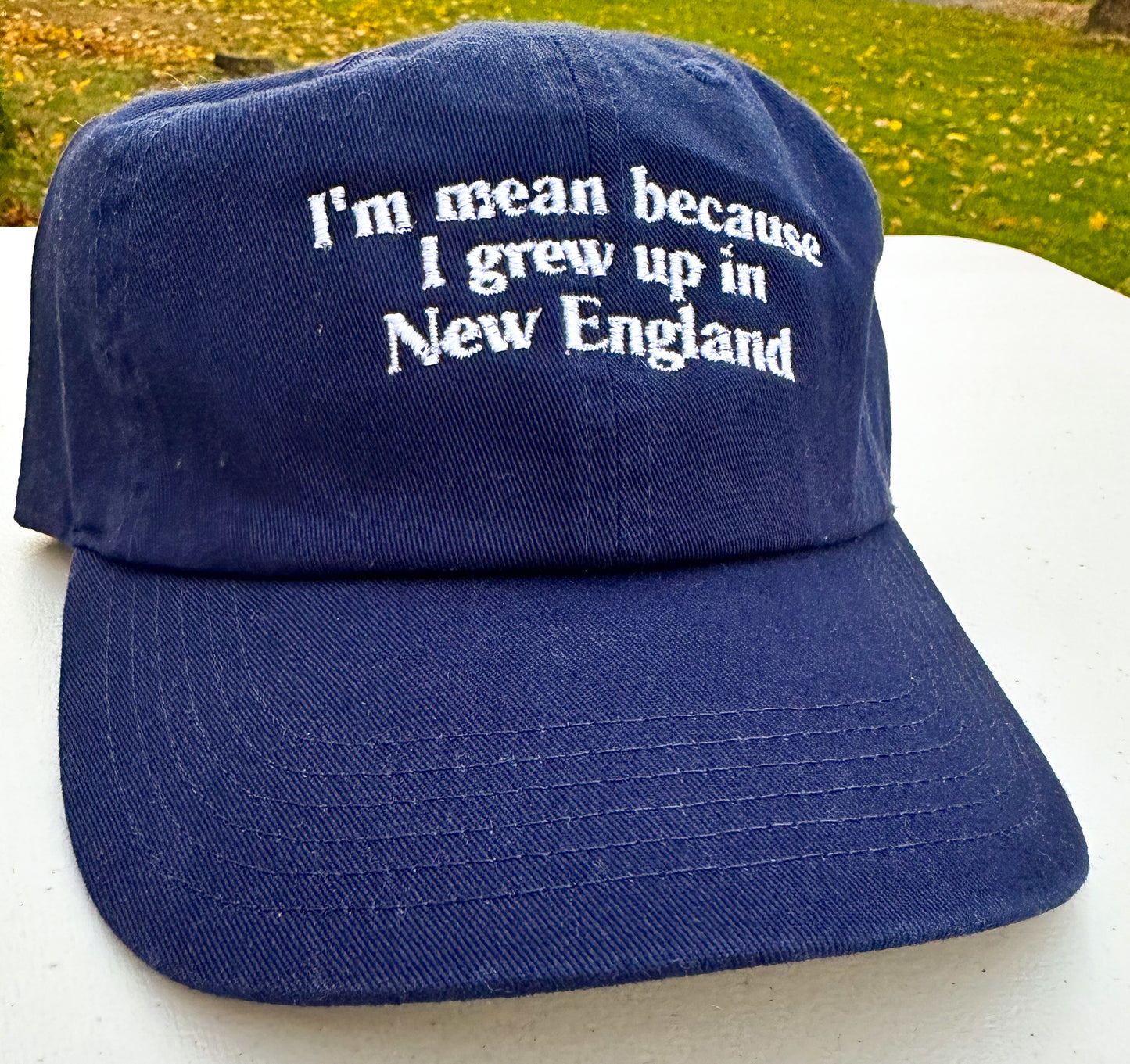 Mean New England || Noah K Embroidered Hat - Customizable thread!