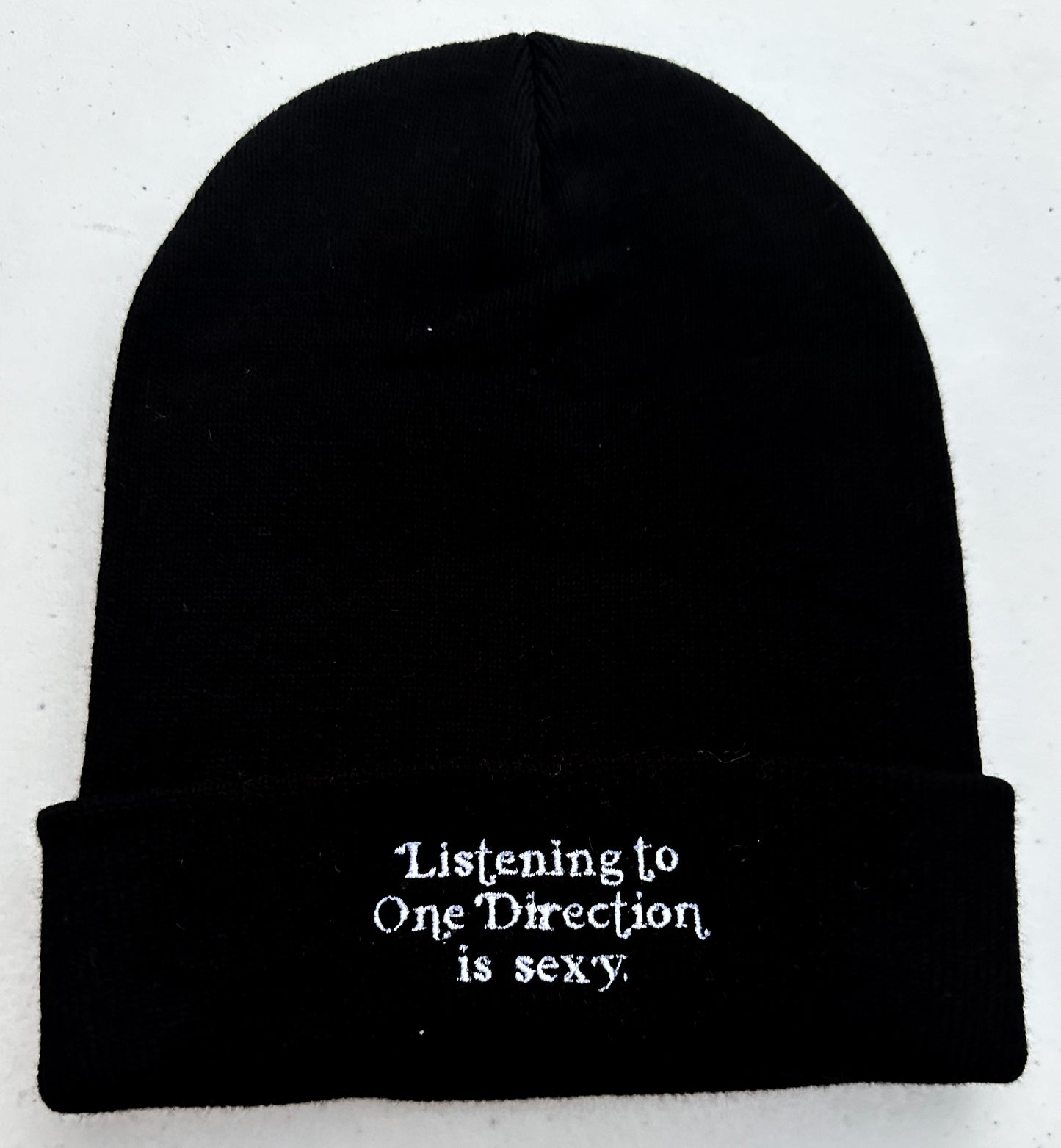 Listening to Music / One Dee / Harry / Louis / Niall is Sexy || Embroidered Beanie - Customizable thread!