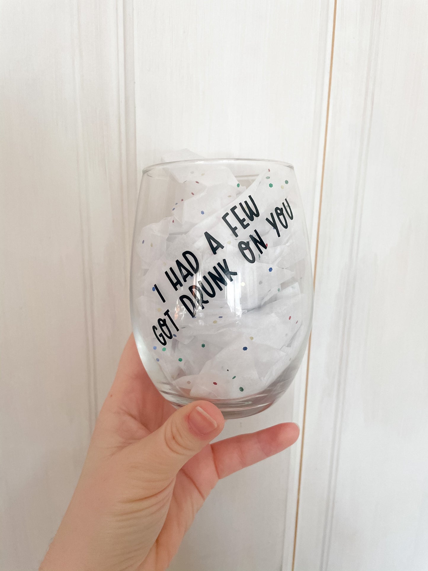 Medicine - And Now I'm Wasted || Wine Glass || 3 colors Available!