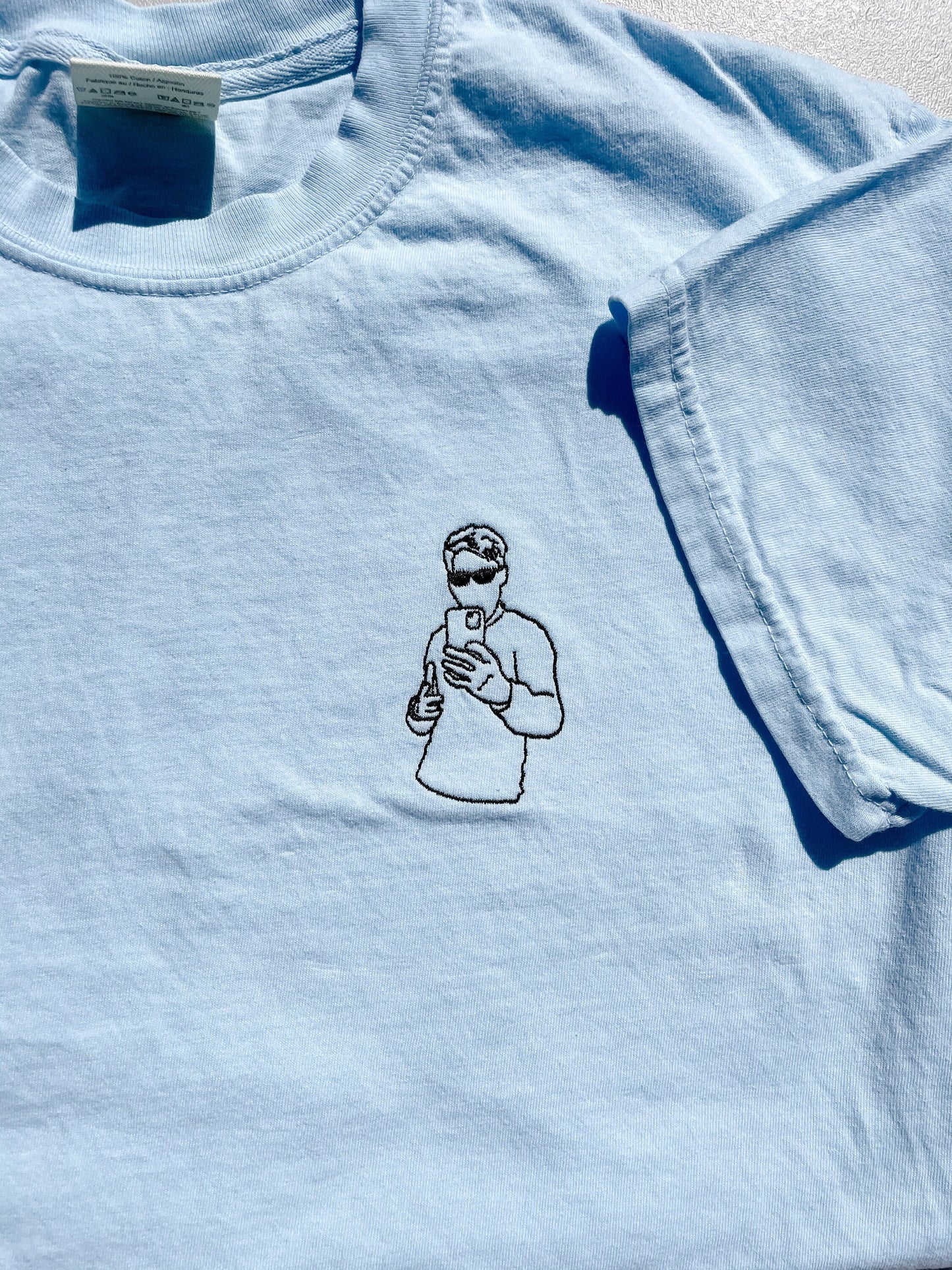 Finger Gun Niall || Embroidered Crewneck Sweatshirt, Long Sleeve, and Tee || Two Colors Available!