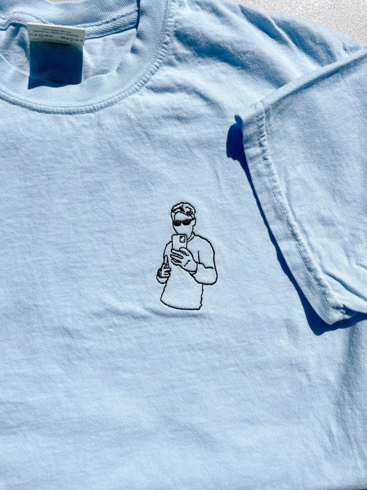 Finger Gun Niall || Embroidered Crewneck Sweatshirt, Long Sleeve, and Tee || Two Colors Available!