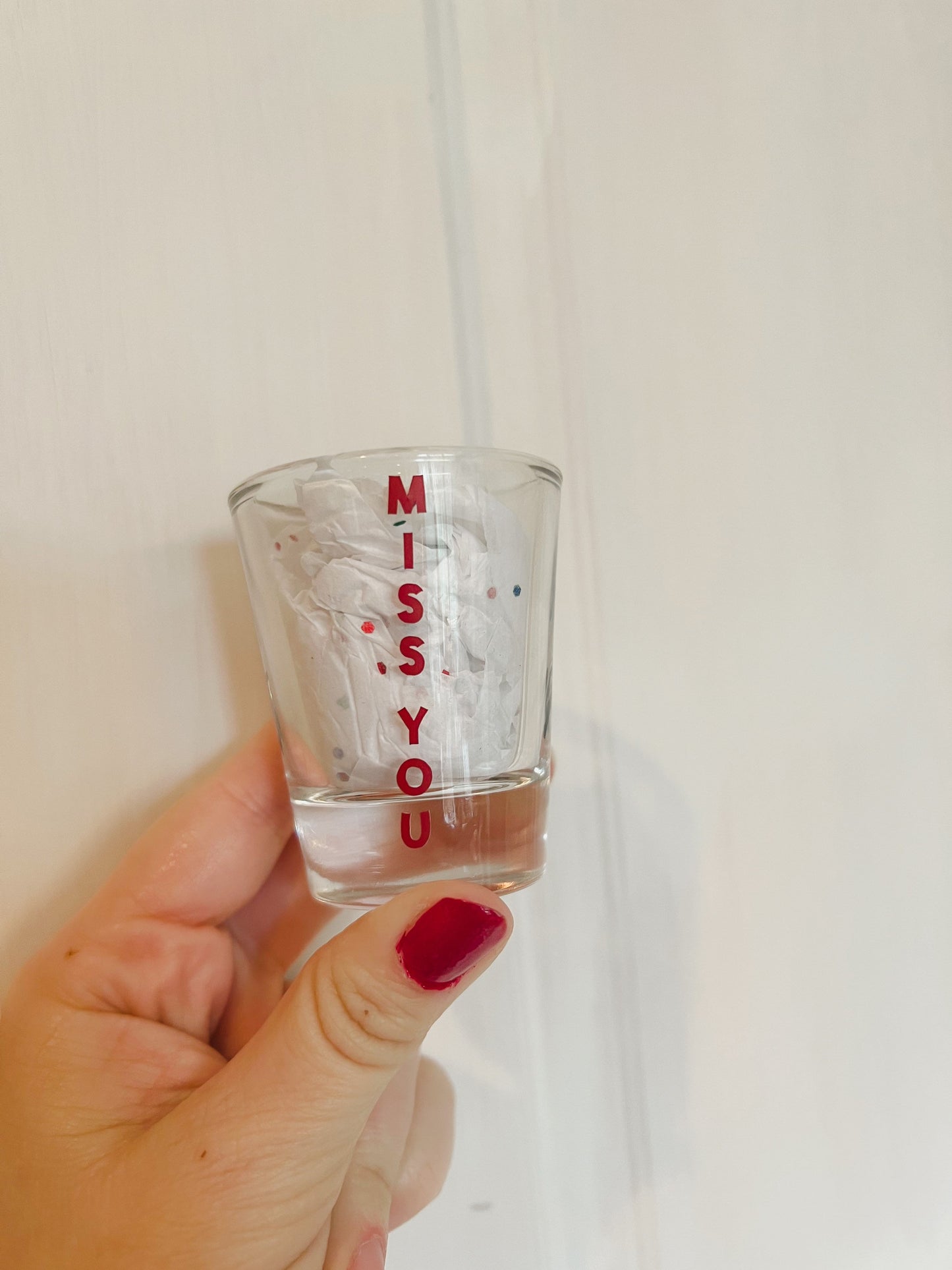 Miss You - "I'm Off My Face" || Louis Shot Glass