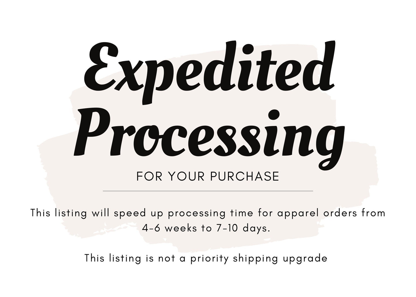 Priority Expedited Processing!