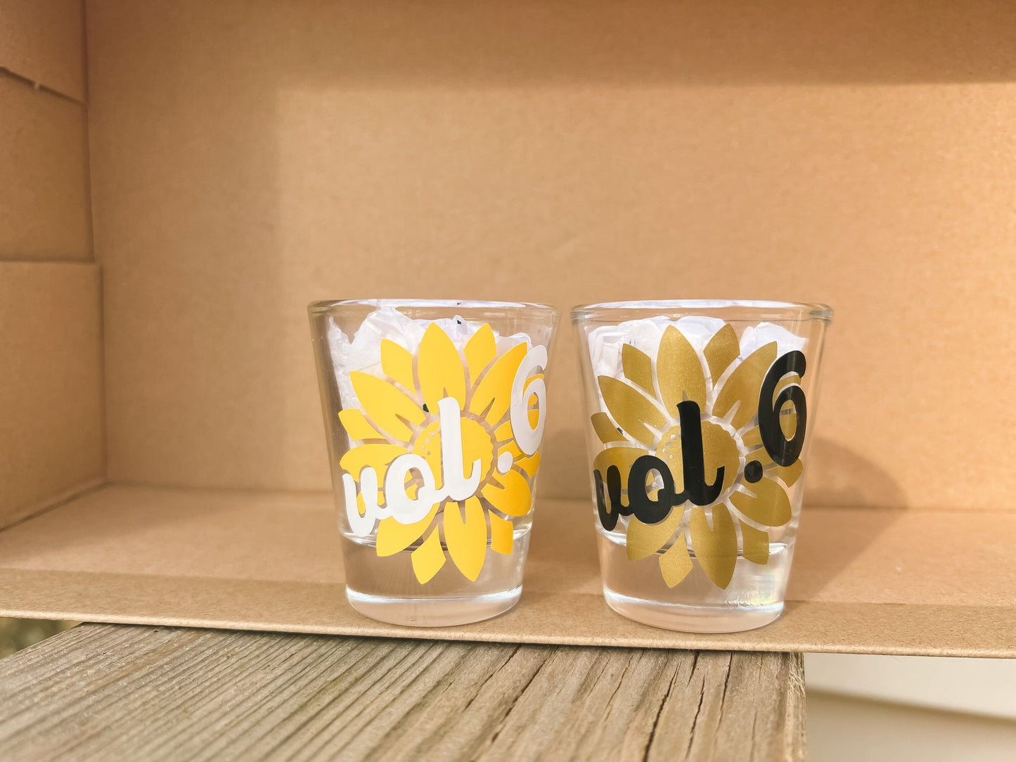 The Original Harry Shot Glass 4 Pack || Medicine, Vodka Straight No Gay, Sunflower Vol 6, Watermelon Sugar || 2 Color Options!