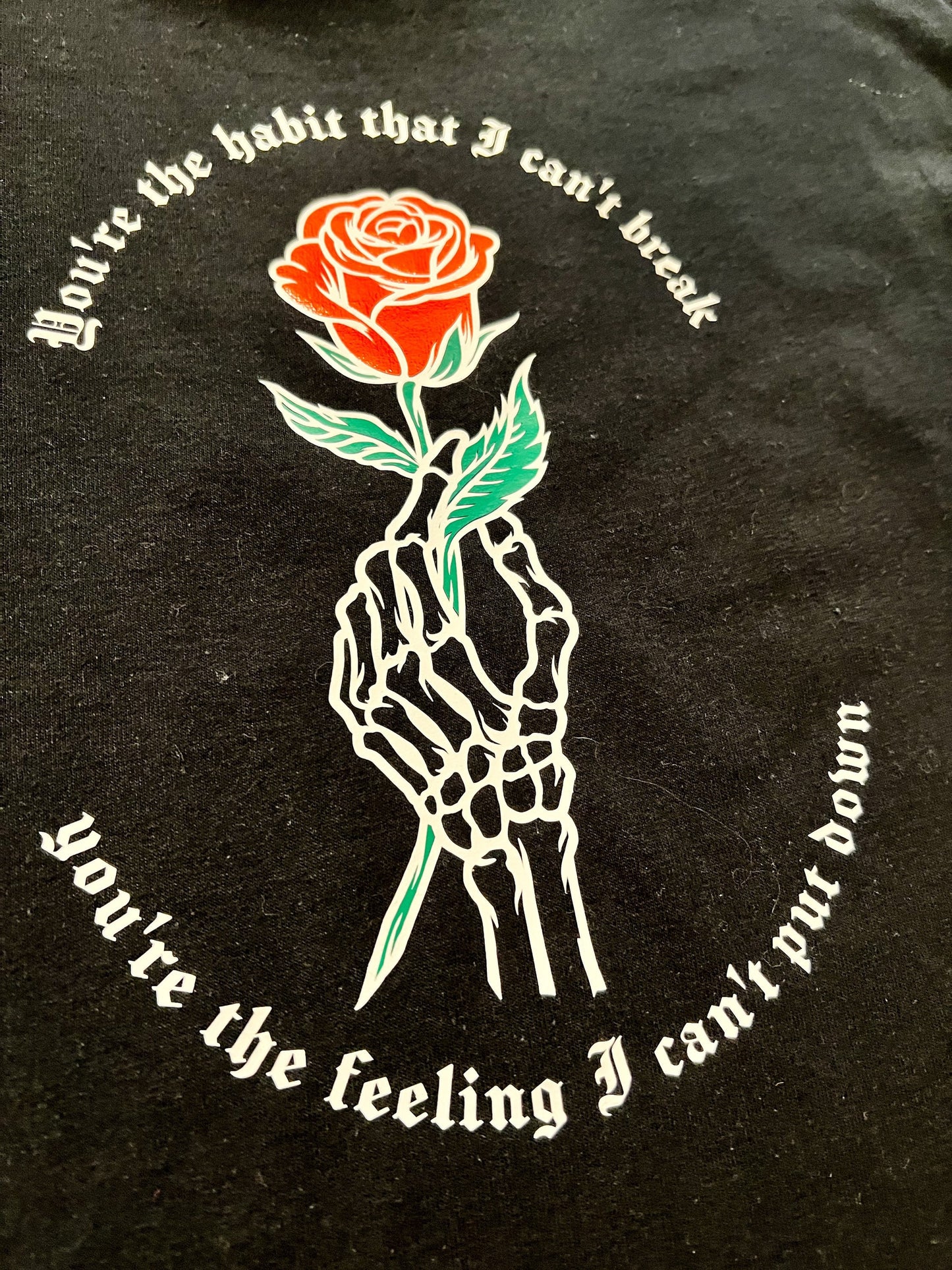 Habit - You're the Habit I Can't Break || Louis Skeleton/Heart Tee Shirt, Crewneck, and Long Sleeve