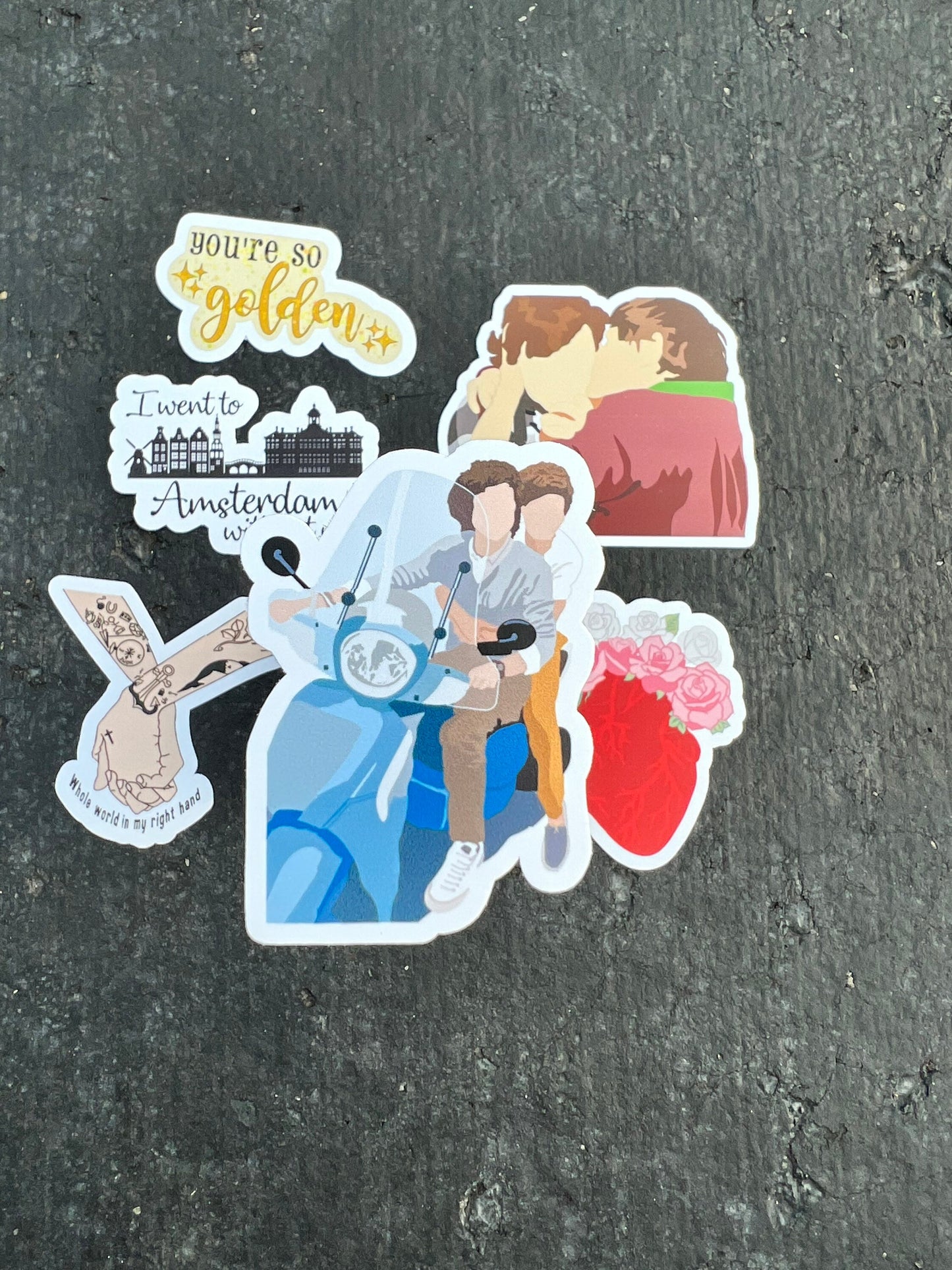 Larry Stylinson Stickers/Sticker Pack - Waterproof Available || Amsterdam, Hands, Always You, But Daddy, Always In My Heart