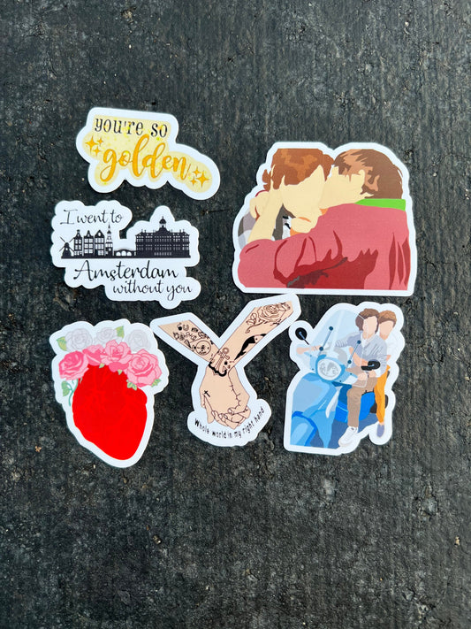 Larry Stylinson Stickers/Sticker Pack - Waterproof Available || Amsterdam, Hands, Always You, But Daddy, Always In My Heart