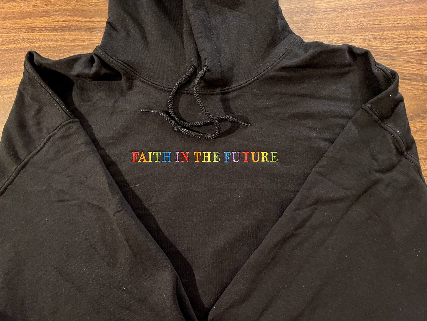 Faith in the Future || Louis Embroidered Crewneck, Hoodie, and Tee Shirt