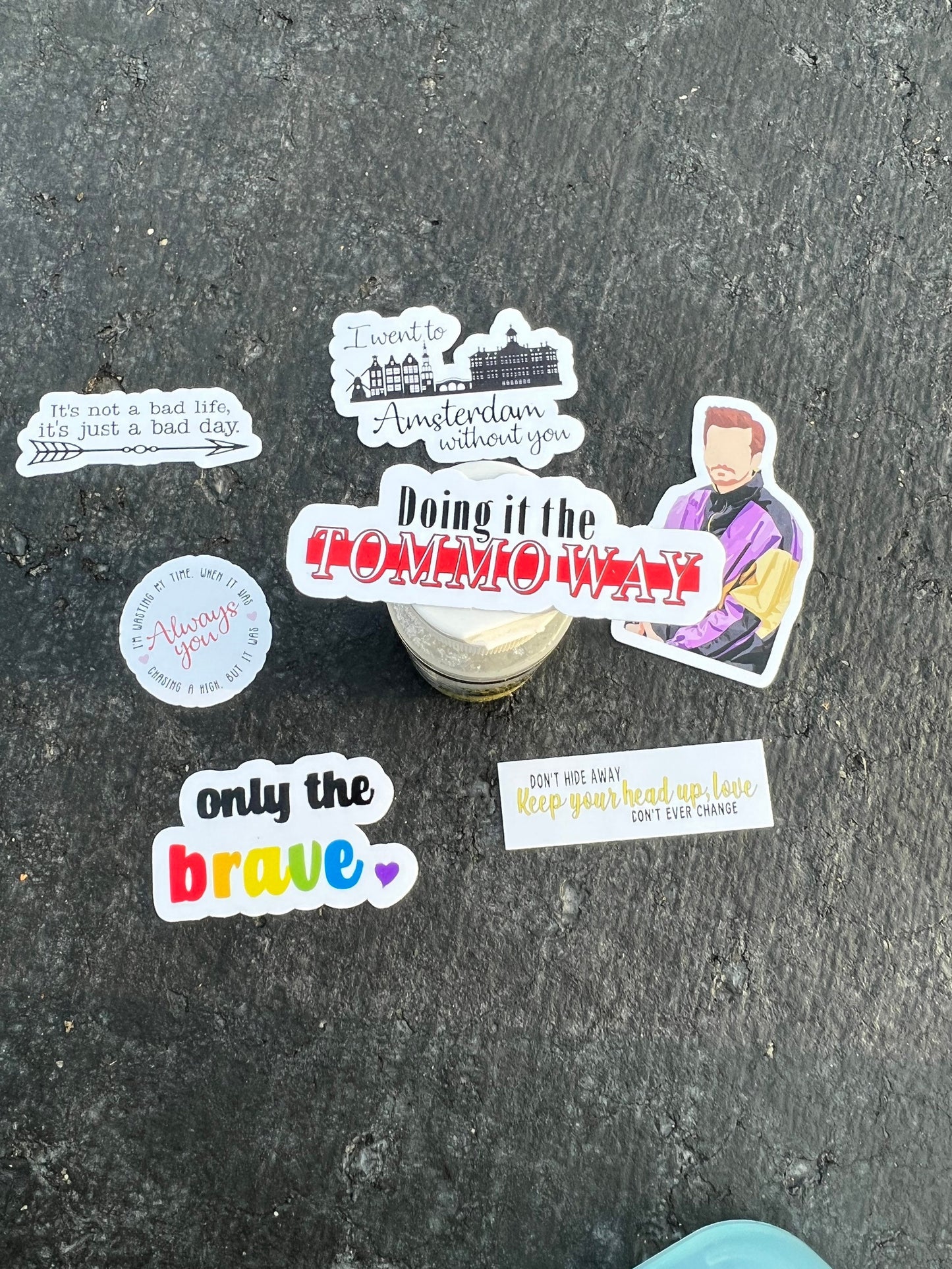 Mini Stickers/Sticker Pack - Waterproof Available || But Daddy, Golden, Adore You, Bad Day, Tommo Way, Amsterdam, Always You