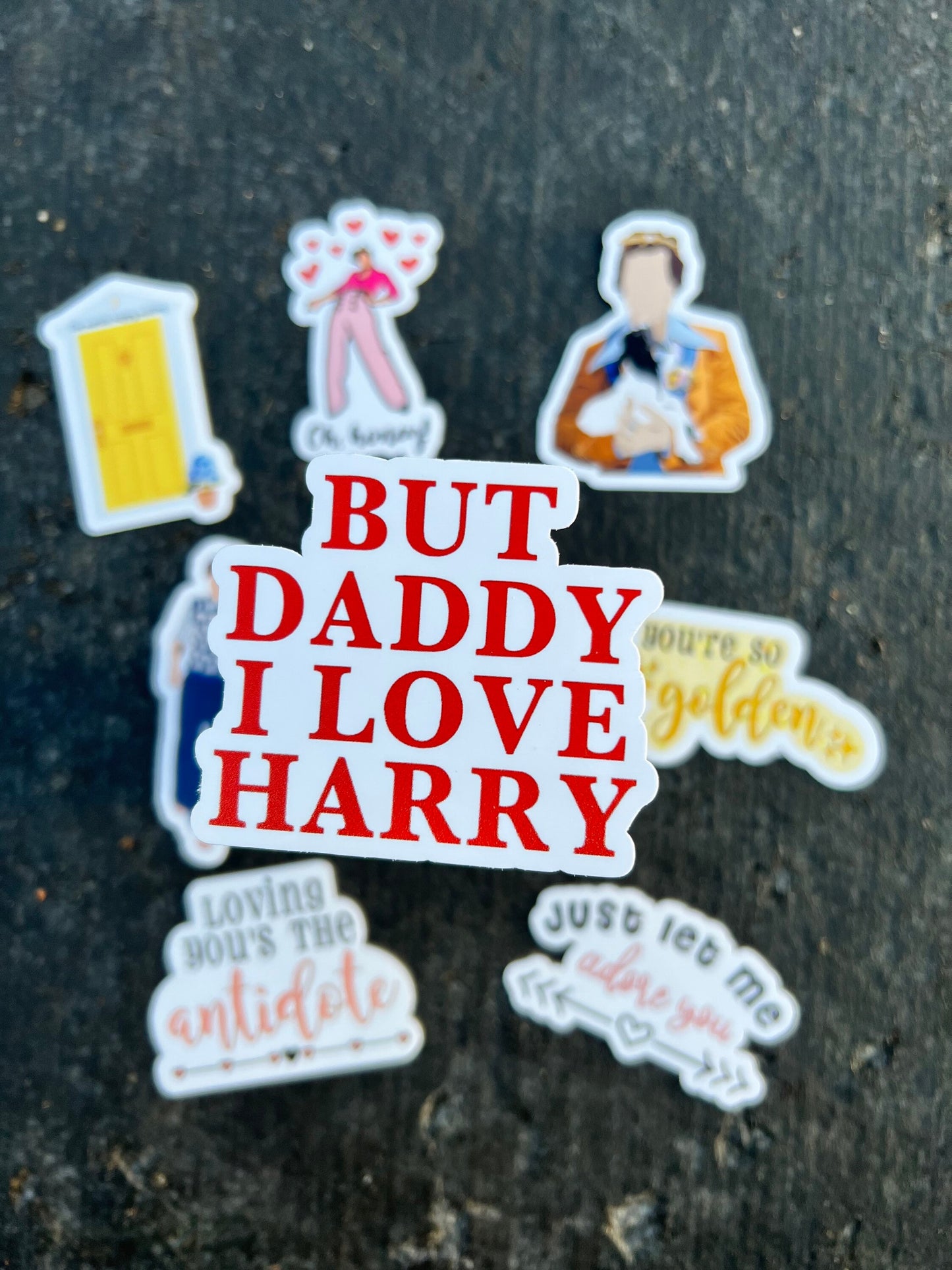 Harry Stickers/Sticker Pack - Waterproof Available || Sheep Sweater, Golden, But Daddy, Adore You, Antidote