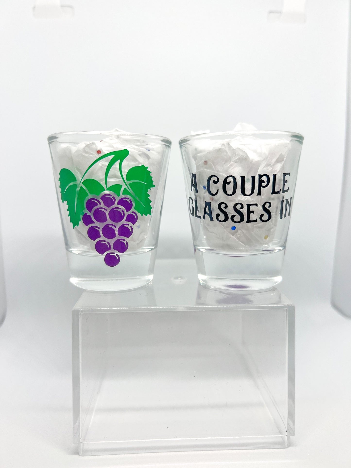The Fruit Man Harry Shot Glass 4 Pack || Kiwi, Grape Juice, Watermelon Sugar, Cherry || Also Sold Indiviudally