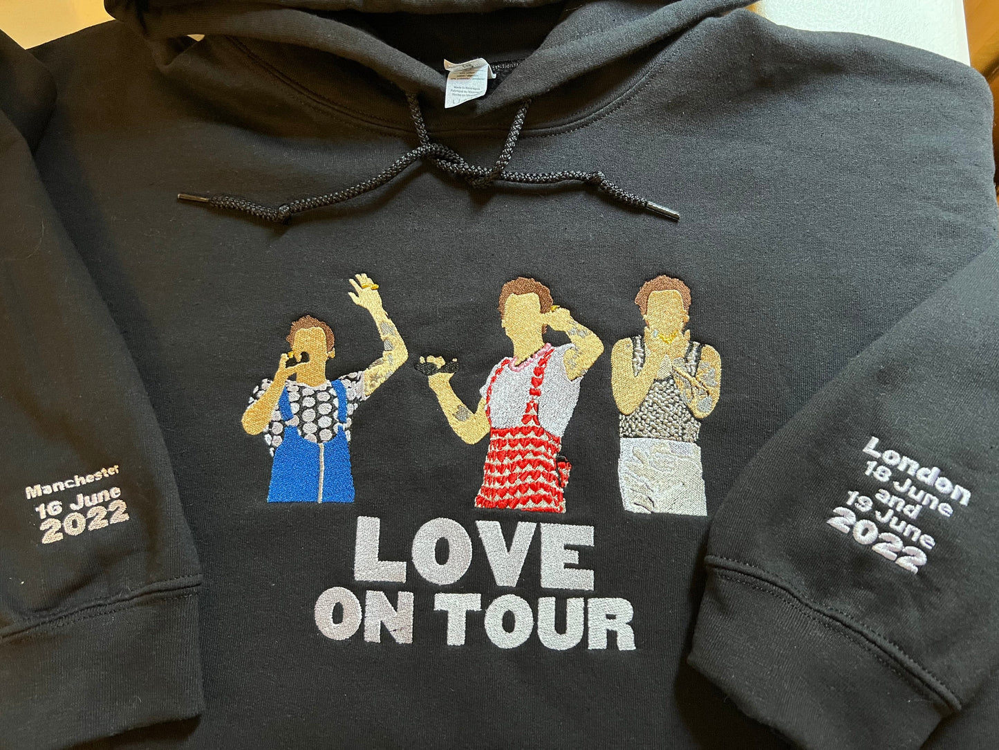 3 Show dates - Love On Tour - HSLOT Europe 2022/2023 || Harry Embroidered Comfort Colors Tee Shirt, Crewneck, and Hoodie