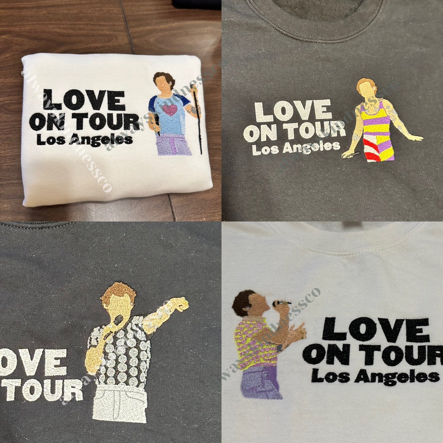 4 Show - HSLOT Residency AND 2022/2023 Shows - All Nights Available || Harry Embroidered Comfort Colors Tee Shirt, Crewneck, and Hoodie