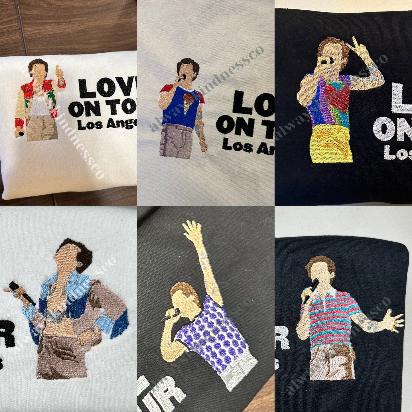 4 Show - HSLOT Residency AND 2022/2023 Shows - All Nights Available || Harry Embroidered Comfort Colors Tee Shirt, Crewneck, and Hoodie