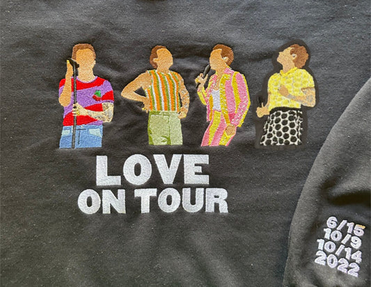 4 Show - HSLOT Residency AND 2022/2023 Shows - All Nights Available || Harry Embroidered Comfort Colors Tee Shirt, Crewneck, and Hoodie