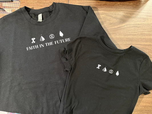 Faith in the Future - Louis Symbol Tattoos || Louis Embroidered Crewneck, Sweatshirt, and Crop Top || With or Without words!