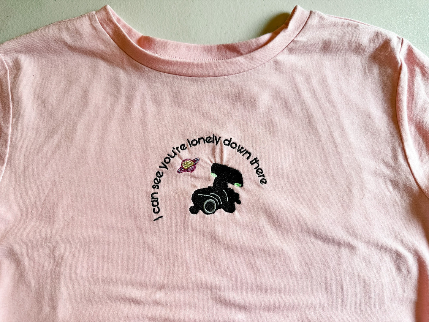 Satellite Space Robot Lyric || Harry Embroidered Crop Tank Top, Baby Tee, Tee Shirt, and Crewneck