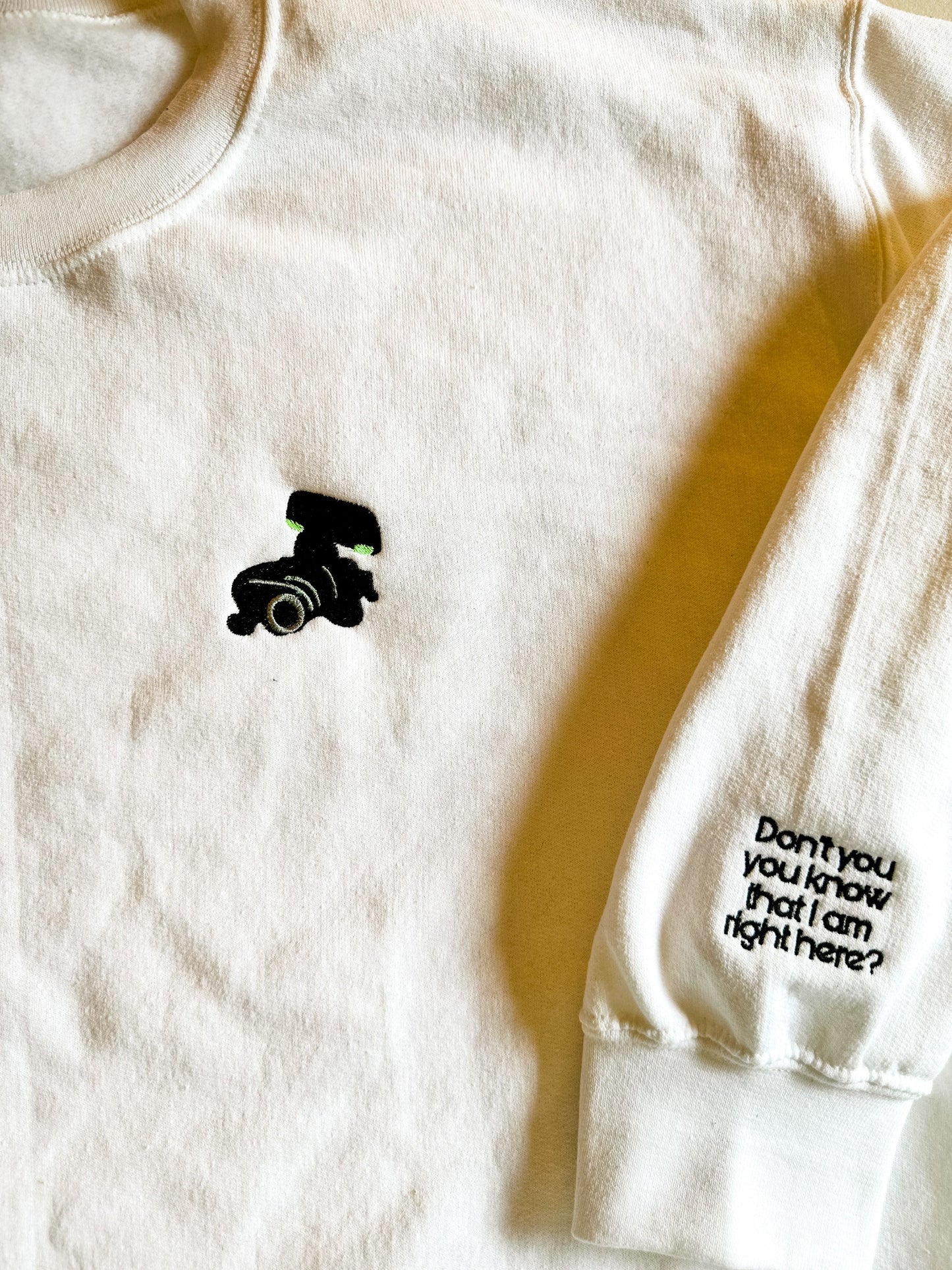 Satellite Space Stomper Robot Lyric Sleeve || Harry Embroidered Crop Tank Top, Baby Tee, Tee Shirt, and Crewneck