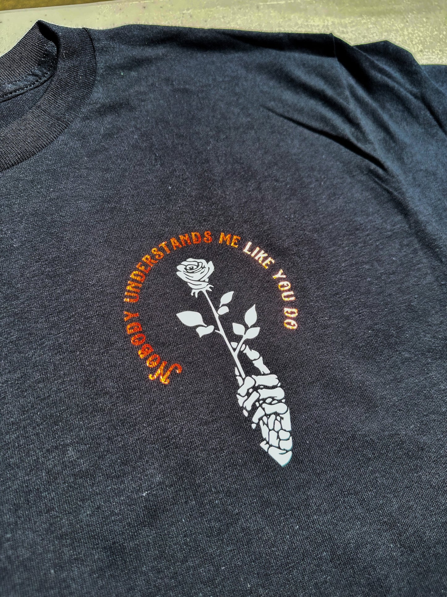 Nobody Understands Me Like You Do - Silver Tongues Skeletons || Louis Tee Shirt, Crewneck, and Long Sleeve