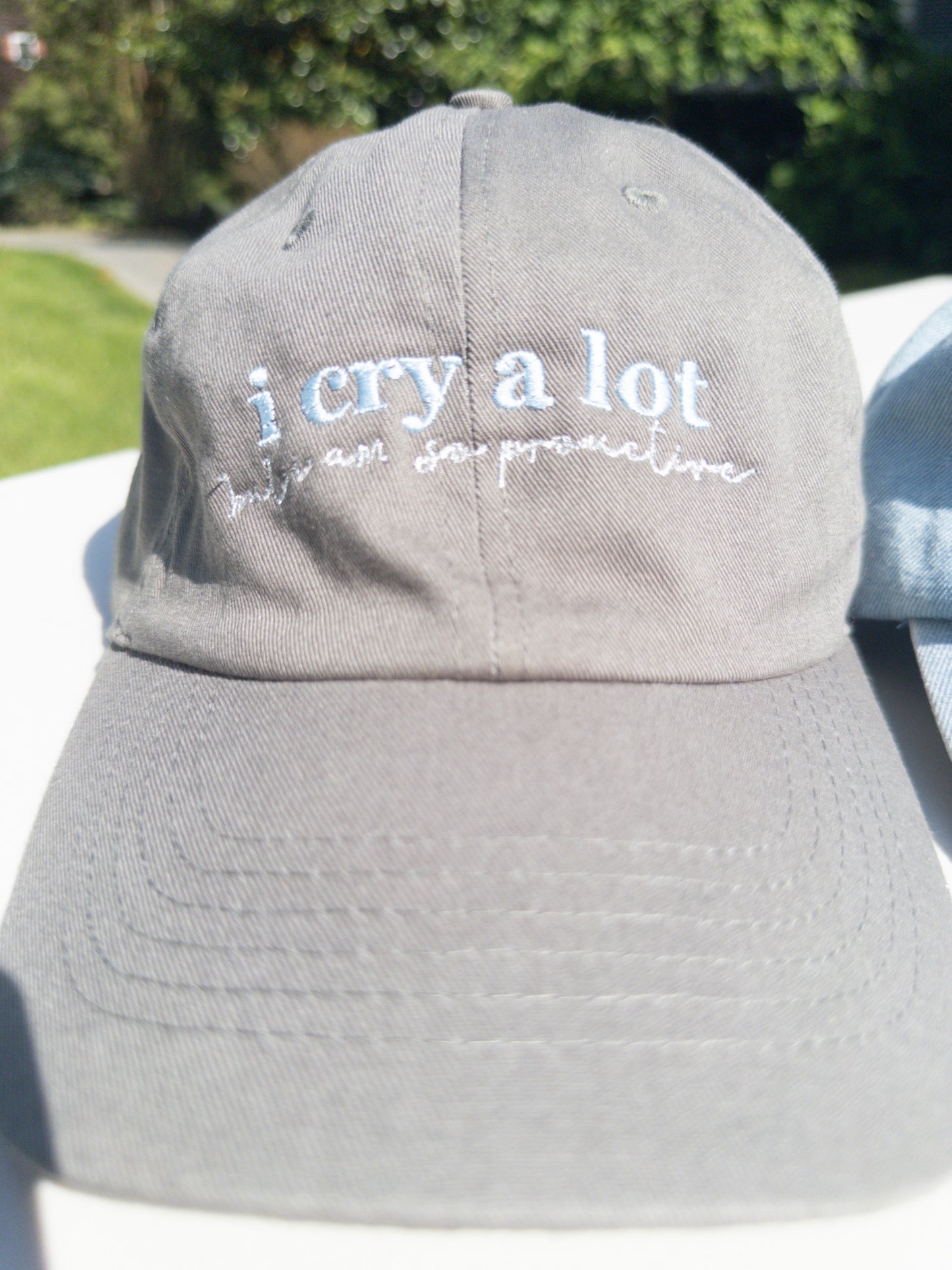 I Cry A Lot ~ Broken Heart || TayTay Embroidered Hat - Customizable