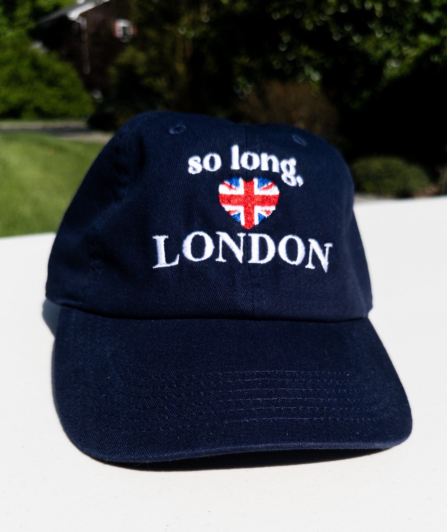 So Long, London || TayTay Embroidered Hat - Customizable