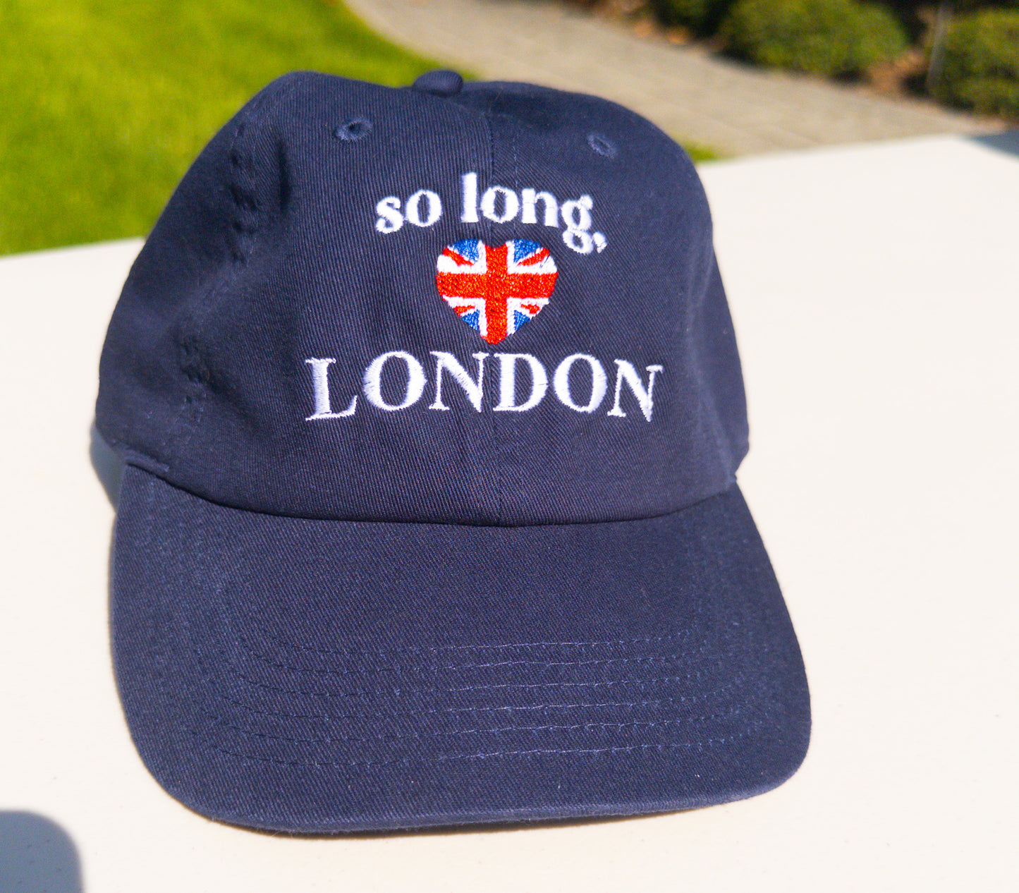 So Long, London || TayTay Embroidered Hat - Customizable