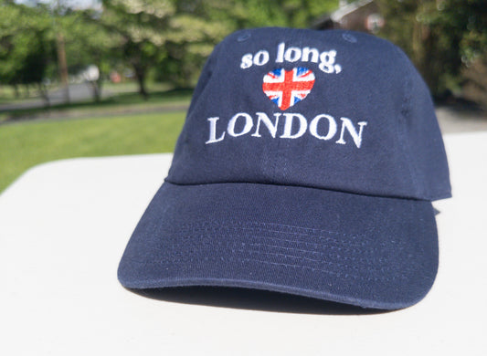 So Long, London || TayTay Embroidered Hat - Customizable