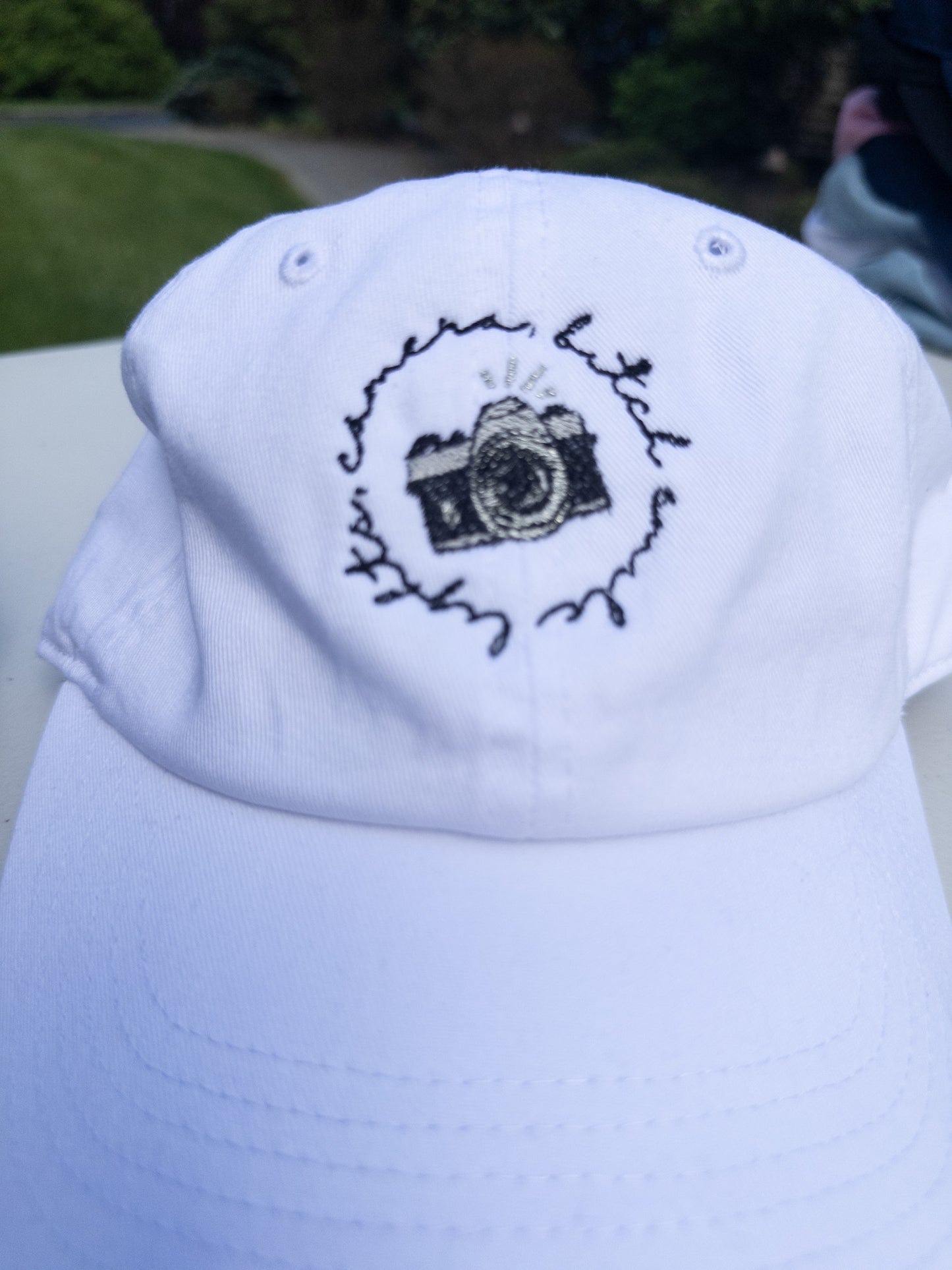 Lights Camera, Smile ~ Broken Heart || TayTay Embroidered Hat - Customizable