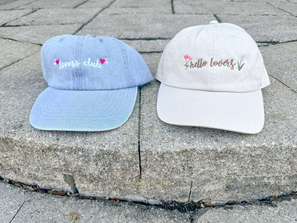 Lovers Club || Niall Embroidered Hat - Customizable
